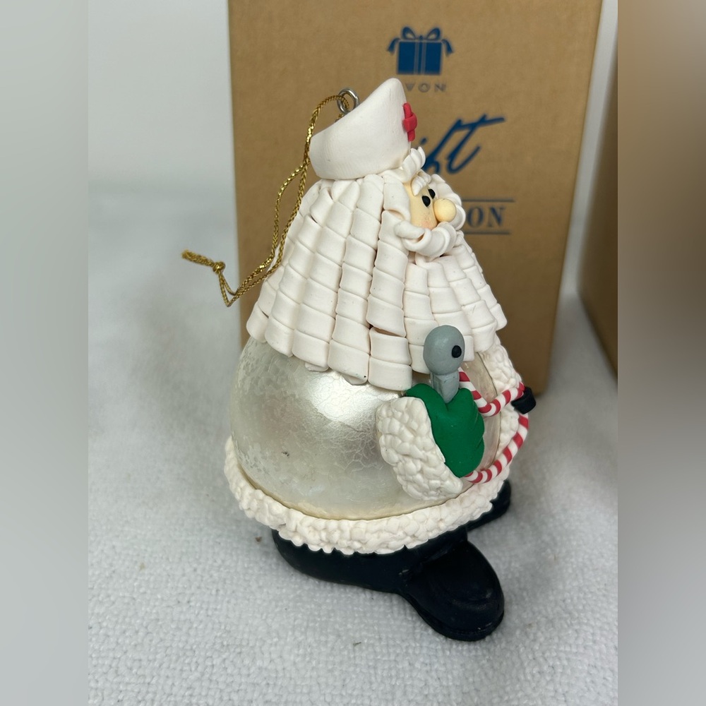 2 - Avon NOS VTG '1998' Occupational Santa Ornaments (Nurse & Fireman) - Picture 8 of 17